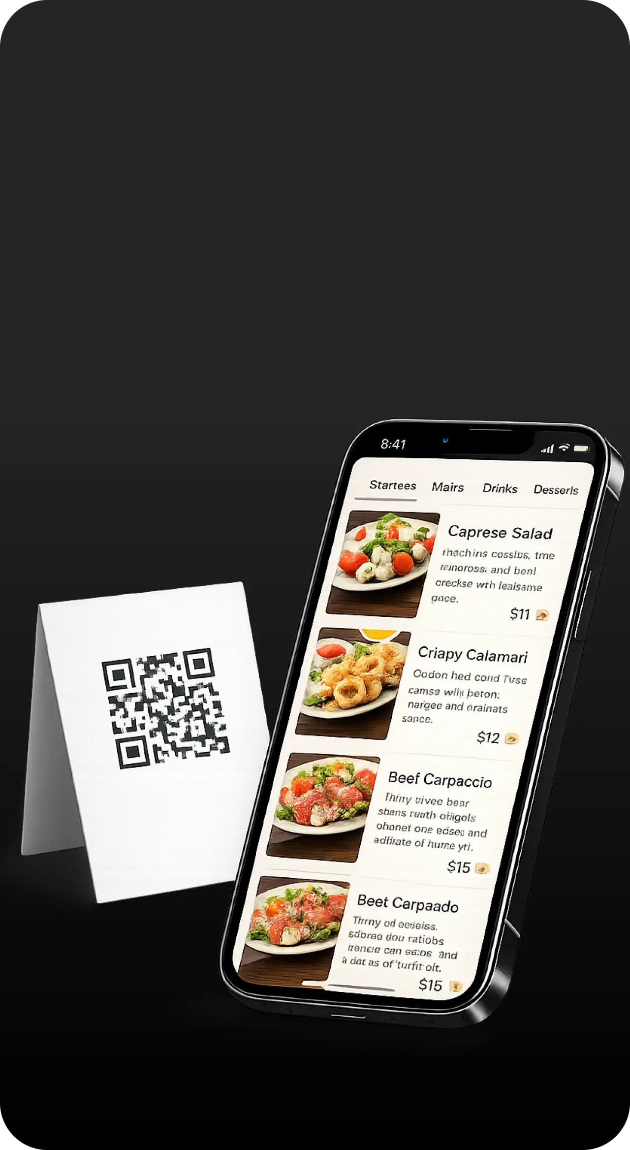 Smart QR Digital Menu
